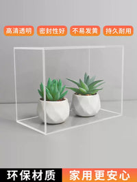 Acrylic Dustproof Display Box for Cosmetics and Sundries, Integrated Storage Drawer Tray