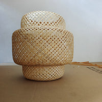 Bamboo Woven Retractable Chandelier for Teahouse Restaurant Hotel Hotpot