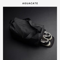 AGUACATE Waterproof Gym Bag with Wet/Dry Compartment, Crossbody Shoulder Strap, for Sports, Cycling, Travel