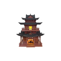 Miniature Ancient Chinese Architecture Model for Micro Landscape Decor