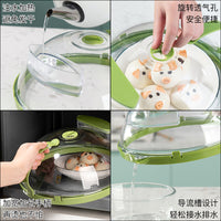 Microwave Splatter Cover with Steam Vent, Food Heating Lid, Reusable Food Cover