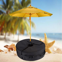 Offset Cantilever Patio Umbrella Base Weight Bag with Side Slot Opening