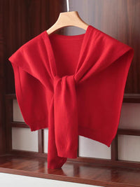 Knitted Shoulder Shawl Scarf for Women - Autumn/Winter Neck Warmer