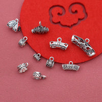 Antique Silver Alloy Connector Beads for DIY Jewelry Making, Bracelets, Necklaces, and Pendants