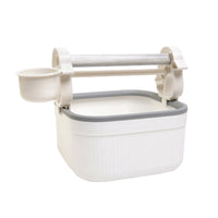 Portable Parrot Training Stand with Waste Tray for Desktop or Floor