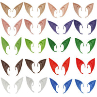Halloween Elf Ears Cosplay Props Latex Pointed Ears for Parties and Costumes