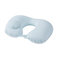 Inflatable Ice Silk U-Shaped Travel Neck Pillow for Airplanes and High-Speed Trains