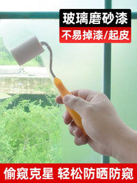 Privacy Frosted Glass Paint for Bathroom Windows and Doors, Opaque Glazed Tile Art Paint