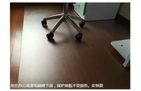 PVC Chair Mat for Hard Floors, Transparent Floor Protector for Office and Gaming Chairs, Anti-Scratch