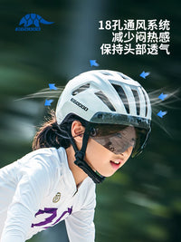 EKOODA Kids' Bike Helmet with Magnetic Goggles for Boys, Girls, and Teens - Cycling and Skating Protective Gear