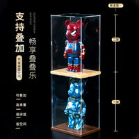 Clear Acrylic Display Case with Door for Collectibles, Model Cars, and Building Blocks - Dustproof Storage Box