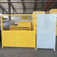 Perforated Enclosure Fence for Workshop Isolation, Warehouse Partition Net, Garden Embedded Guardrail, Frame Fence Net