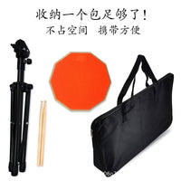 Silent Drum Practice Pad Set for Beginners - 8-inch and 12-inch Mute Drum Pads with Sound Insulation