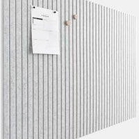 12-Pack Felt Acoustic Panels for Soundproofing and Wall Decor, Vertical Stripe Design