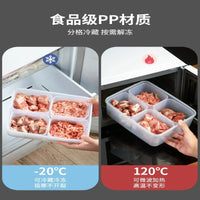 Food Grade Refrigerator Freezer Storage Containers with Lids for Meat and Meal Prep