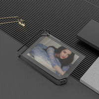 A4 Gold Metal Photo Frame Double-Sided Display Horizontal Vertical Nordic Geometric Glass Picture Frame