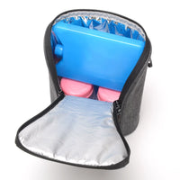 Portable Insulated Cooler Bag for Breast Milk, Medical Supplies, and Lunch - Small Mini Handbag with Thickened Aluminum Foil