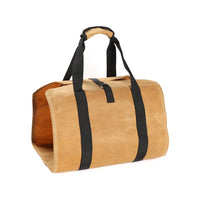 Outdoor Firewood Carrier Bag Large Capacity Portable Canvas Log Tote for Camping