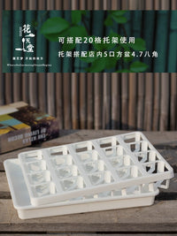 Rectangular Plastic Drip Tray / Seedling Tray for Succulents and Plants