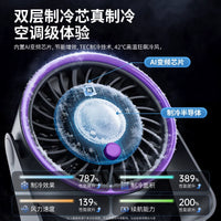 Portable USB Rechargeable Desk Fan with Cooling Air Circulation for Home and Office