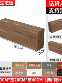 Solid Wood Slim Bedside Table with Storage, Narrow Gap Cabinet for Bedroom
