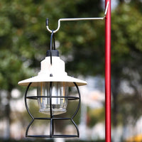 Portable Folding Aluminum Alloy Camping Lantern Stand for Outdoor Lighting