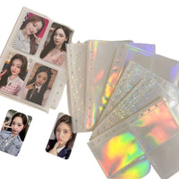 A5 Laser Star 4-Pocket Photo Album Pages for 3-inch Photos
