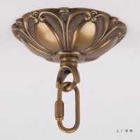 Antique Brass Ceiling Hook for Lanterns, Bird Cages, Planters, and Decorations