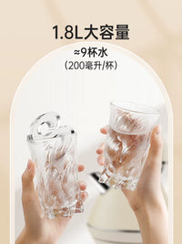 Electric Kettle 304 Stainless Steel Retro Portable Automatic Water Boiler