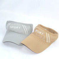Summer Empty Top Sun Visor Hat for Women, Korean Style Sporty Casual UV Protection Outdoor Sun Hat