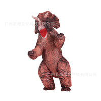 Inflatable Triceratops Costume for Halloween Parties and Festivals