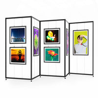 Portable Folding Display Stand for Art Exhibitions and Photography