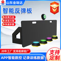 Foldable Soccer Rebounder Board for Kids, High Hardness Rebounder Wall for Passing & Training