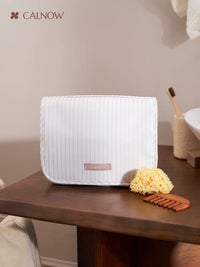 Travel Toiletry Bag with Wet/Dry Separation, Large Capacity Portable Hanging Cosmetic Organizer for Business Trips