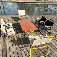 Kermit Aluminum Alloy Folding Camping Table for Outdoor Gatherings and Picnics