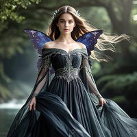 Kids Butterfly Wings Costume Cape for Halloween & Parties