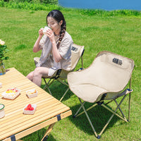 Explorer Moon Chair Outdoor Folding Camping Recliner Portable Fishing Stool Beach Picnic Chair