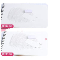 Tearable Sketchbook for Students, Thickened Watercolor Paper, A4 Spiral-Bound Sketch Pad