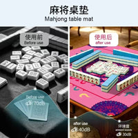 Mahjong Table Mat Thickened Non-Slip Natural Rubber Waterproof Soundproof Custom Print