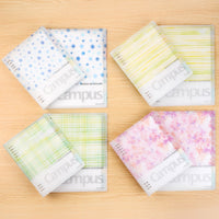 Kokuyo Campus Watercolor Whispers Loose-Leaf Notebook B5/A5 - Lay-Flat Design, Large Capacity, 8-Hole