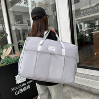 Portable Large Capacity Travel Duffel Bag with Trolley Sleeve for Short Trips and Business Travel