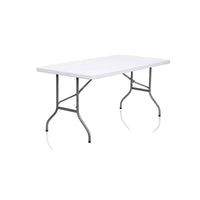 Portable Folding Table for Outdoor Camping, Market Stall, and Home Use - Durable Plastic Construction