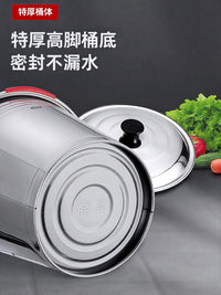 Stainless Steel Ice Bucket with Handle for Home and Commercial Use, Beer, Wine, Champagne, and Cola
