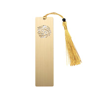 Custom Engraved Brass Metal Bookmark for School Graduation Gifts