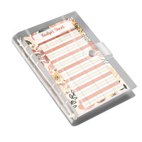 A6 Transparent Loose-Leaf Notebook with Large Capacity Storage and Detachable Pages for Kids' Handbooks