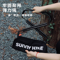 Portable Aluminum Alloy Folding Camping Stool for Outdoor Activities