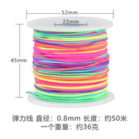 Elastic Beading Thread for DIY Bracelets and Jewelry Making, Strong Stretch Cord for Crafts