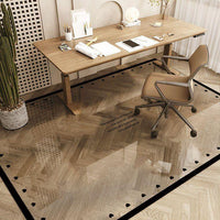 Modern Minimalist Waterproof Floor Mat for Kids' Rooms & Office Chairs - Non-Slip & Cuttable