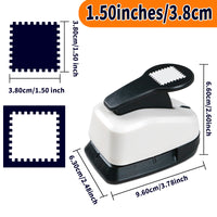 Decorative Edge Craft Punch for DIY Cards and Scrapbooking, Square Shape