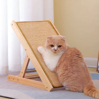 Pet Stairs for Cats and Dogs, Non-Slip Wooden Ramp for Small and Elderly Pets, Bedside Sofa Ladder
